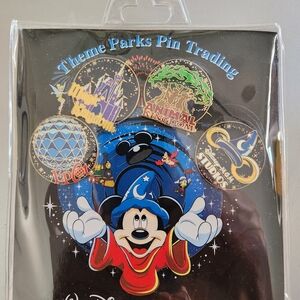 Disney Theme Parks Pin Trading Set - New/Never Opened